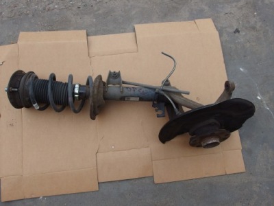 Seat leon 3 5f 2.0 tdi амортизатор поворотный кулак левое  перед фото №1
