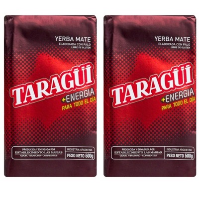 Yerba Mate Taragui Energia 2x500g = 1kg MOC