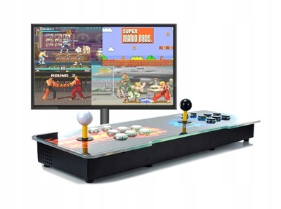 KONSOLA TV Z HDMI 4000 GIER RETRO 2 GRACZY ARCADE