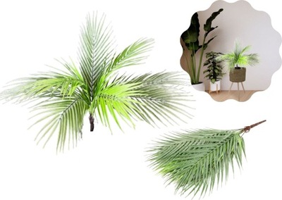 LIŚCIE PALMA sztuczna palma 53 cm gałązka