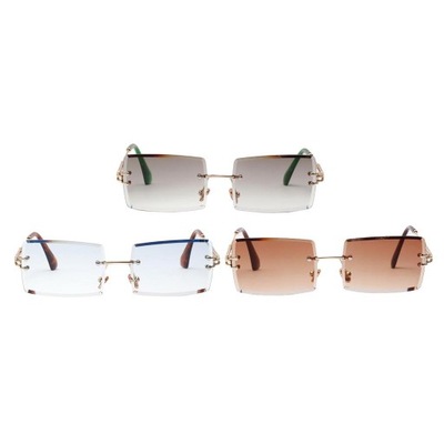 3x Okulary przeciwsłoneczne Przyciemniane soczewki