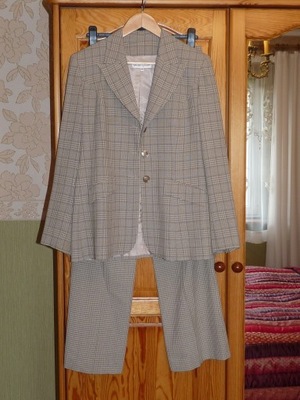LAURA GUIDI klasy Aryton Monnari stylowy kostium garnitur 40/L