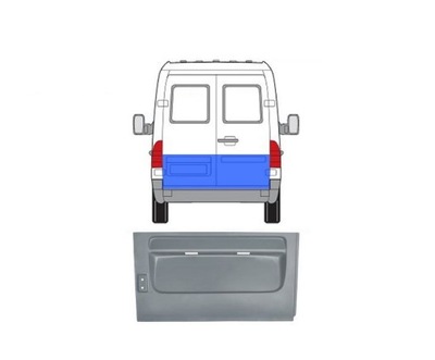 Ремкомплект дверь vw lt 96- левая фото №1