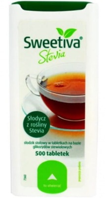 STEWIA STEVIA SWEETIVA NATURALNY SŁODZIK x 500 tab