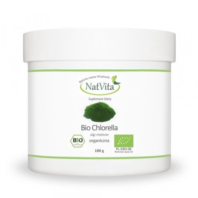 Chlorella mielona BIO EKO 100g NatVita
