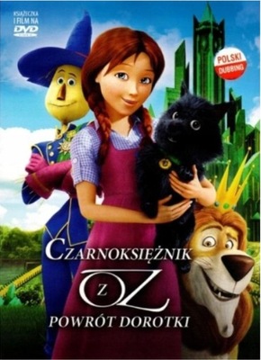 Czarnoksiężnik z krainy oz powrót dorotki DVD+book