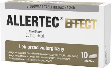 Allertec Effect 20 mg 10 tabletek