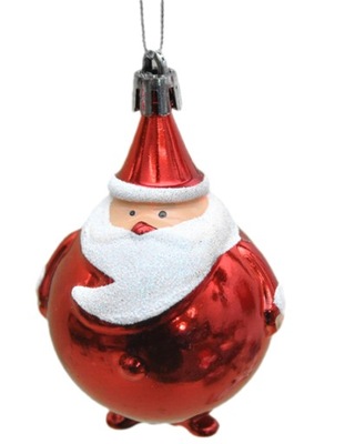 BOMBKA NA CHOINKĘ MIKOŁAJ KRASNAL ŚWIĄTECZNY ZAWIESZKA PLASTIKOWA