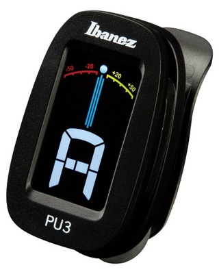 Tuner Chromatyczny Klips Ibanez PU3-BK