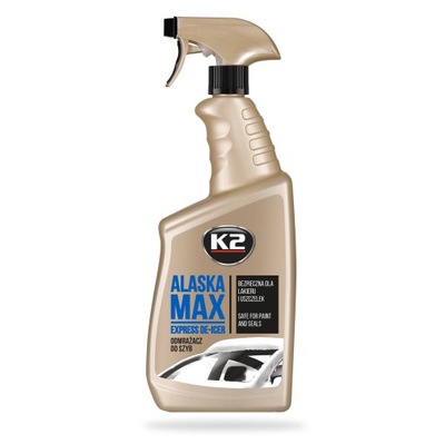K2 Alaska Max 700 ml Odmrażacz Do Szyb Samochodowych Atomizer Zimowy Płyn