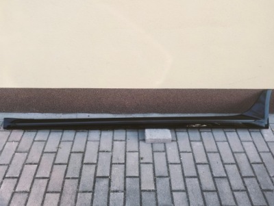 Молдинг поріг захист ліва audi a4 s4 8w9 карбон фото №1