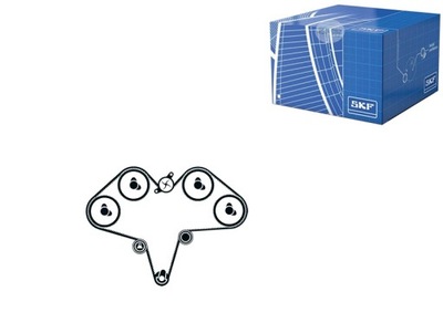 Skf комплект - набор ремень распределительного вала 2445035510 244 фото №1