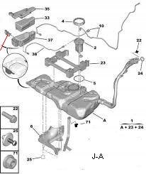 BOMBA FAP DPF C-CROSSER 4007 2.2 HDI 1525QR  