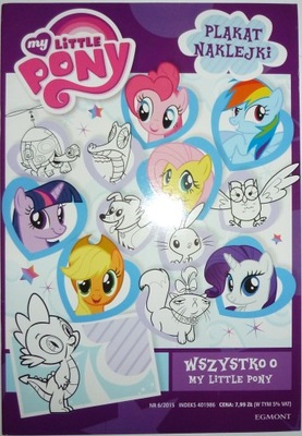 MY LITTLE PONY plakat naklejki Wszystko o My Little Pony