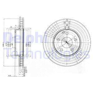 DISCO DE FRENADO BG3755C  