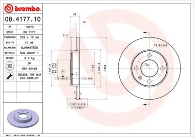 ДИСК ТОРМОЗНОЙ ПЕРЕД AUDI SEAT VW 321615301