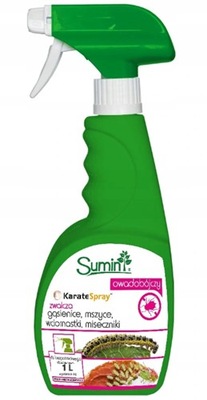 Karate Spray 1L zwalcza szkodniki mszyce gąsienice wciornastki ćmę Sumin