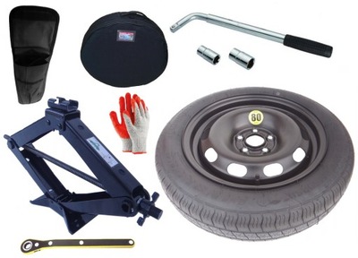 NEW WHEEL SPACE-SAVING WHEEL R15 SKODA RAPID + SET  