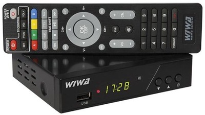 Tuner DVB-T2 WIWA H.265 PRO USB PVR H265 DEKODER