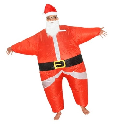 nadmuchiwany kostium świąteczny nadmuchiwany Mikołaj L