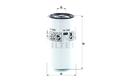 MANN-FILTER ФИЛЬТР ГИДРАВЛИЧЕСКИЙ AUSA 300 RHG LIEBHERR L508 L510 L511