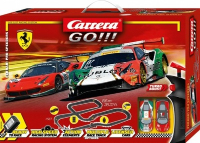 Carrera GO!!! Tor wyścigowy Ferrari Pro Speeders