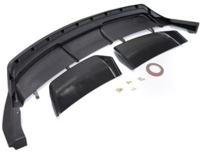 Диффузор задний sport 2 style do tesla 3 17- фото №1