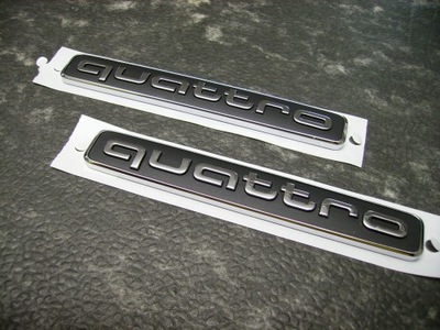 1000% ORIGINAL EMBLEMA INSIGNIA AUDI QUATTRO  