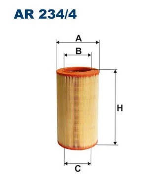 AR234/4 ФІЛЬТР ПОВІТРЯ