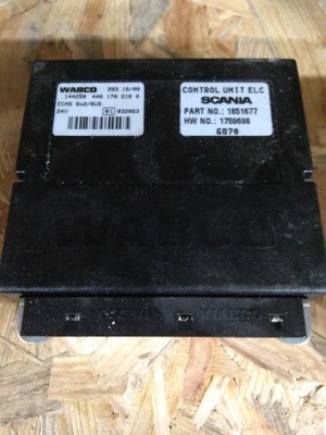 Блок керування ecas 6x2/bus scania r фото №1