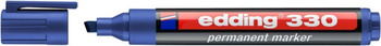 Маркер permanentny edding 330 niebieski фото №1