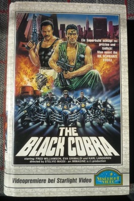 THE BLACK COBRA VHS .