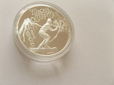 Moneta 10 zł Nagano 1998