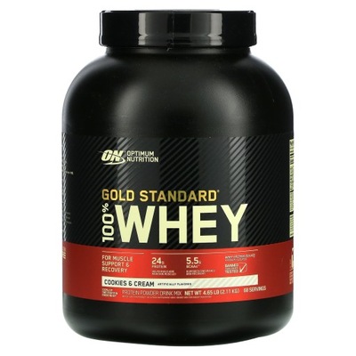 Optimum Nutrition, Gold Standard 100% Whey, Czekolada z Creme, 2.11 kg
