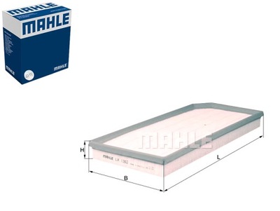 Mahle фільтр повітря audi vw фото №1