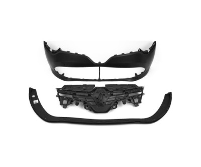 Бампер передній renault clio iv, 12-19 фото №1