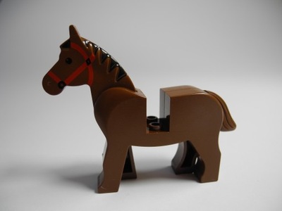 LEGO koń brązowy 4493c01pb01 Castle Western