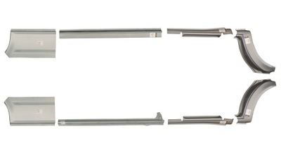 Ford transit 00-14 длинный порог ремкомплект подкрылок kpl 8szt фото №1