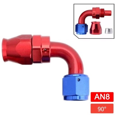 REDBLUE AN4/AN6/AN8/AN10/AN12 PTFE HOSE END FITTING ADAPTADOR FOR OIL ~9247  