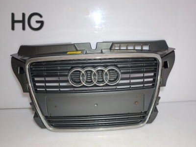 A3 8p lift решітка радіатора бампера перед решітка радіатора 8p0853651m емблема logo super стан фото №1