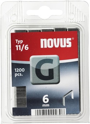 NOVUS ZSZYWKI G TYP 11/6 1200szt 10,6x6mm 042-0384