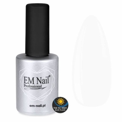 EM-NAIL Top No Wipe Blue Flash 15ml