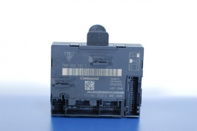 Porsche cayenne ii 7p5 блок управления дверь 7pp959792s фото №1