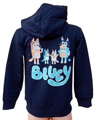 BLUEY Super bluza na zamek 122