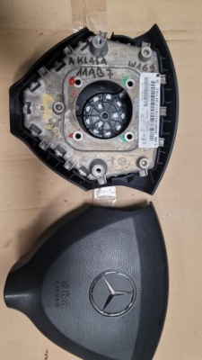 Заглушка подушки безпеки водія mercedes a-classa w169 europa оригінал демонтаж фото №1