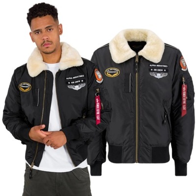 Kurtka Alpha Industries Injector III Air Force 198113 03 Czarna XXL