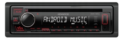Kenwood KDC-130UR Radio samochodowe AUX CD MP3 USB 4x50W czerwone