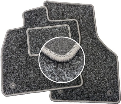 ALFOMBRILLAS DE FELPA ANTRACYT LUX PARA AUDI R8 I 42 (2006 - 2015) PRZODY  