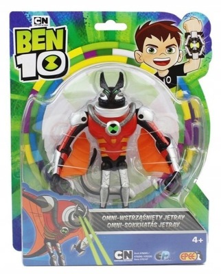 BEN 10 OMNI-WSTRZĄŚNIĘTY JETRAY Figurka