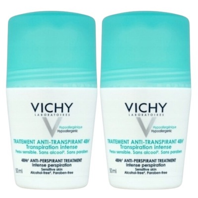 Vichy dezodorant w kulce nadmierne pocenie ZESTAW 2x 50 ml